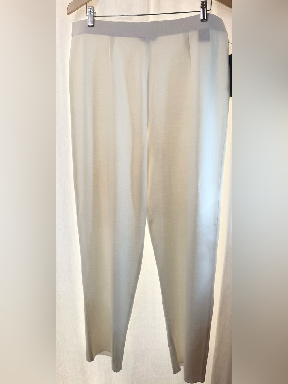 Misook White Knit Dress Pants